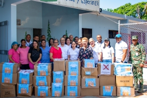Unidad de responsabilidad social lleva donaciones al Hogar Vida y Esperanza